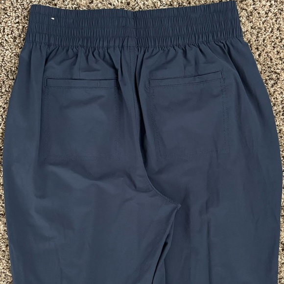 CALIA by Carrie Underwood Nyluxe Woven Ankle Zip Athletic Jogger Pant Blue - Picture 8 of 9